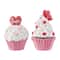 Glitzhome® Valentine's Resin Cupcakes Table Decor Set